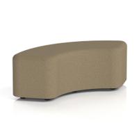 Harlestone 90 Degree Stool In Main Line Flax Fabric - Bank Body And Top