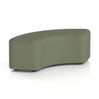 Harlestone 90 Degree Stool In Main Line Flax Fabric - Monument Body And Top