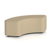 Harlestone 90 Degree Stool In Main Line Flax Fabric - Upminster Body And Top
