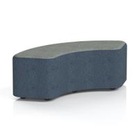 Harlestone 90 Degree Stool In Rivet Fabric - Crucible Body Prime Top
