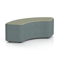 Harlestone 90 Degree Stool In Main Line Flax Fabric - Westminster Body Newbury Top
