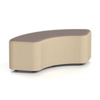 Harlestone 90 Degree Stool In Yoredale Fabric - Gordale Body Settle Top
