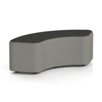 Harlestone 90 Degree Stool In Yoredale Fabric - Hardraw Body Leyburn Top