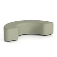 Harlestone 180 Degree Stool In Main Line Flax Fabric - Newbury Body And Top