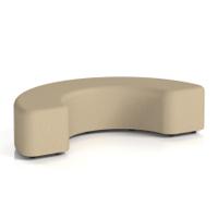Harlestone 180 Degree Stool In Main Line Flax Fabric - Upminster Body And Top