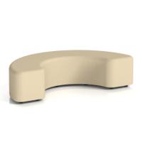 Harlestone 180 Degree Stool In Sumi Fabric - Zen Body And Top