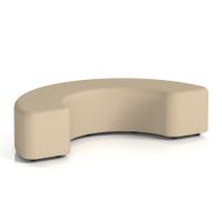 Harlestone 180 Degree Stool In Yoredale Fabric - Gordale Body And Top