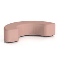 Harlestone 180 Degree Stool In Yoredale Fabric - Kidstone Body And Top