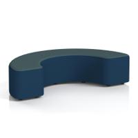 Harlestone 180 Degree Stool In X2 Fabric - Calculus Body Polygon Top