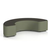 Harlestone 180 Degree Stool In Main Line Flax Fabric - Monument Body Temple Top