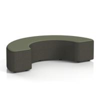 Harlestone 180 Degree Stool In Main Line Flax Fabric - Temple Body Monument Top