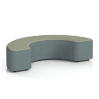 Harlestone 180 Degree Stool In Main Line Flax Fabric - Westminster Body Newbury Top