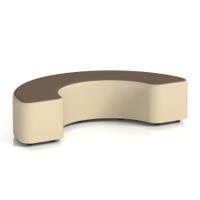 Harlestone 180 Degree Stool In Sumi Fabric - Zen Body Osaka Top