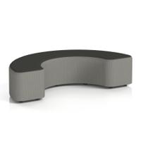 Harlestone 180 Degree Stool In Yoredale Fabric - Hardraw Body Leyburn Top