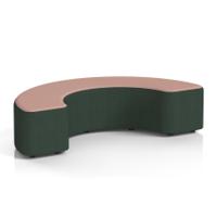 Harlestone 180 Degree Stool In Yoredale Fabric - Ingleton Body Kidstone Top