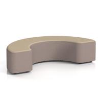 Harlestone 180 Degree Stool In Yoredale Fabric - Settle Body Gordale Top
