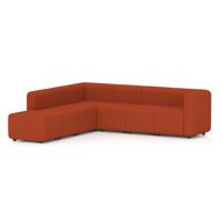 Mawsley Modular Seating Set L-Shaped Corner Sofa 7 Seater With Left Arms in Era - Experience