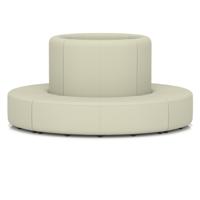 Mawsley Modular Seating Set Circular island High Back in Era - Futurist