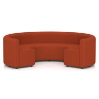 Mawsley Modular Seating Set Circular Booth Low Back in Era - Experience
