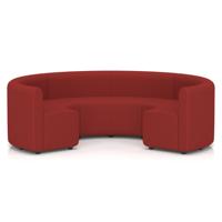 Mawsley Modular Seating Set Circular Booth Low Back in Era - Extent