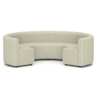 Mawsley Modular Seating Set Circular Booth Low Back in Era - Futurist