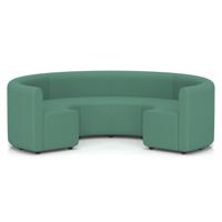 Mawsley Modular Seating Set Circular Booth Low Back in Era - Rest