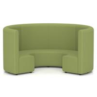 Mawsley Modular Seating Set Circular Booth High Back in Era - Endurance