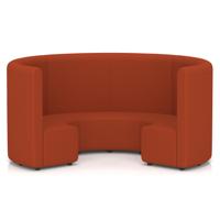 Mawsley Modular Seating Set Circular Booth High Back in Era - Experience