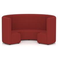 Mawsley Modular Seating Set Circular Booth High Back in Era - Extent