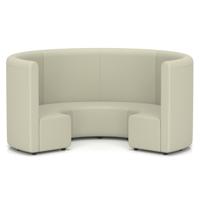 Mawsley Modular Seating Set Circular Booth High Back in Era - Futurist