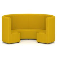 Mawsley Modular Seating Set Circular Booth High Back in Era - Occasion