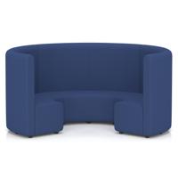 Mawsley Modular Seating Set Circular Booth High Back in Era - Perennial