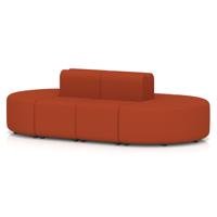 Mawsley Modular Seating Set Capsule Island Low Back 8 Seater in Era - Experience