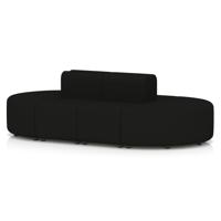 Mawsley Modular Seating Set Capsule Island Low Back 8 Seater in Era - Forward