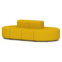 Mawsley Modular Seating Set Capsule Island Low Back 8 Seater in Era - Occasion