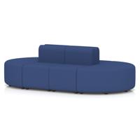 Mawsley Modular Seating Set Capsule Island Low Back 8 Seater in Era - Perennial