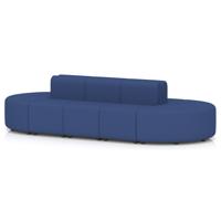 Mawsley Modular Seating Set Capsule Island Low Back 10 Seater in Era - Perennial