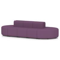 Mawsley Modular Seating Set Capsule Island Low Back 10 Seater in Era - Prime
