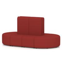 Mawsley Modular Seating Set Capsule Island High Back 8 Seater in Era - Extent