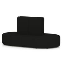 Mawsley Modular Seating Set Capsule Island High Back 8 Seater in Era - Forward