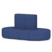 Mawsley Modular Seating Set Capsule Island High Back 8 Seater in Era - Perennial