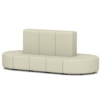 Mawsley Modular Seating Set Capsule Island High Back 10 Seater in Era - Futurist
