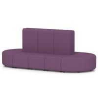 Mawsley Modular Seating Set Capsule Island High Back 10 Seater in Era - Prime