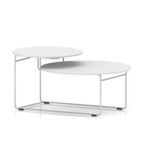 Solstice Coffee Table White Top White Frame