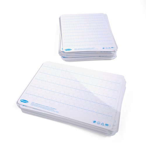 Show-me Pack of 100 x A4 Bubble Handwriting Scaffold whiteboards