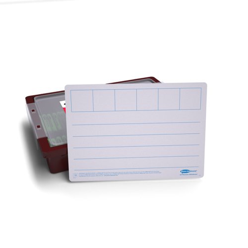 Show-me A4 6 Frame Phoneme Mini Whiteboards, Gratnells Tray Kit With Accessories