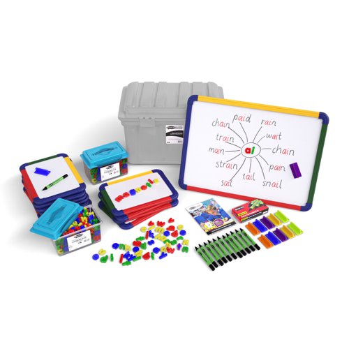 Show-me 610 Piece Literacy Magnetic Whiteboards Group Pack With Accessories
