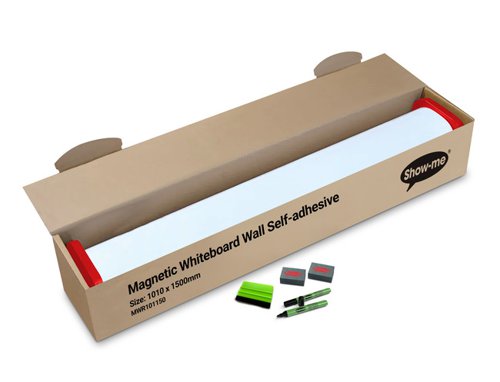 Show-me Magnetic whiteboard wall kit 1010mm x 1.5m