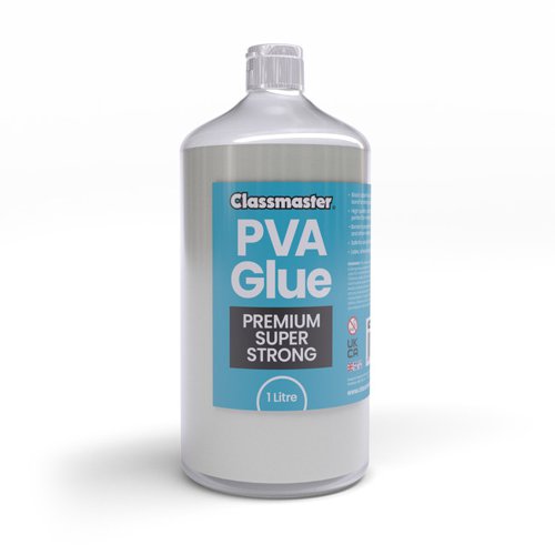 Classmaster Pva Glue White - Premium Strong Adhesive 1 Litre