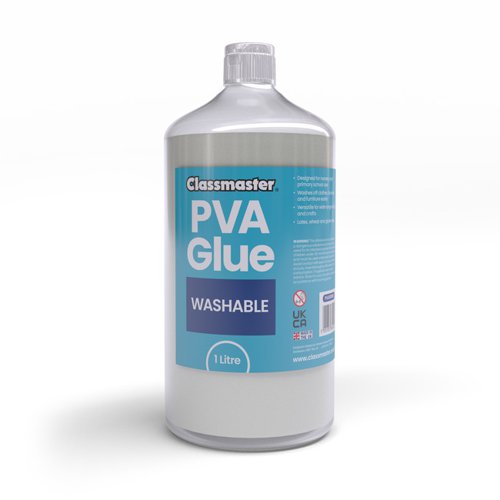 Classmaster Pva Glue - Washable White 1 Litre